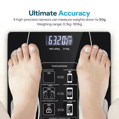 Electronic Scale Weight Scale Body Fat Scale Household Accurate Small Body Scale Electronic Scale Intelligent Body Fat Scale