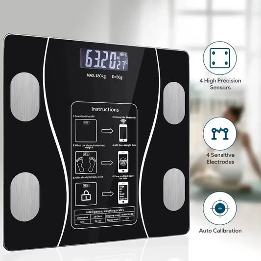 Electronic Scale Weight Scale Body Fat Scale Household Accurate Small Body Scale Electronic Scale Intelligent Body Fat Scale
